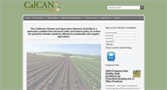 Desktop Screenshot of calclimateag.org